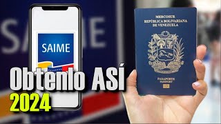 ASÍ obtienes el PASAPORTE en VENEZUELA 2024 [upl. by Novelia753]