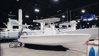 24S Contender 2023 Walkthrough Video at the Fort Lauderdale International Boat Show [upl. by Alaekim]