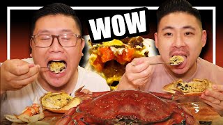 Eating an Entire Dungeness Crab  Seafood Boil MUKBANG [upl. by Aracat319]