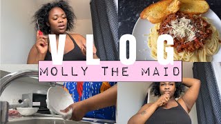 Diary of molly the maid • I made a quality spag bowl • Swimming with the girls [upl. by Aicerg]