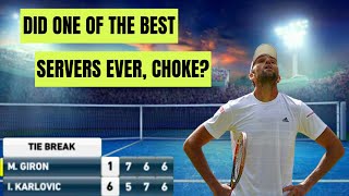 How Did Karlovic Lose This ATP Tennis [upl. by Imak]