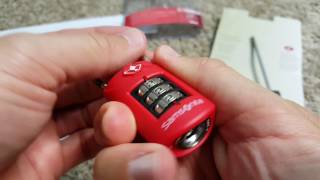 Samsonite Luggage Large Dial Travel Sentry Combo Lock Unboxing and Review [upl. by Aramoy]