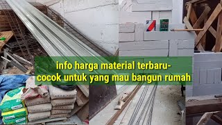 info harga material bangunan  harga bondek wiremesh besi 10mm besi 6mm hebel semen paku [upl. by Reggi986]