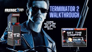 Arcade1Up Terminator 2 Full PlaythroughGuide Good Ending [upl. by Bidget]