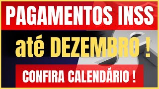 🔴 PAGAMENTOS INSS até DEZEMBRO de 2024   CONFIRA CALENDÁRIO [upl. by Nylcoj]