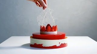 Cake quotStrawberrycoconutquot [upl. by Aviv]