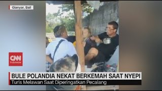 Bule Polandia Nekat Berkemah Saat Nyepi [upl. by Eilujna]