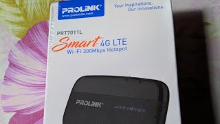 Prolink Smart 4G LTE Wifi 300Mbps Hotspot Portable PRT7011L [upl. by Gilson]