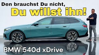 BMW 540d xDrive Reihensechszylinder  Diesel mit 303 PS im Test  Review  Autobahn  2024  G61 [upl. by Sitto651]