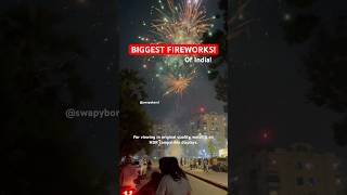 This Is What The Most Powerful Fireworks Display Of India Looks Like shorts shortsviral [upl. by Anastase]