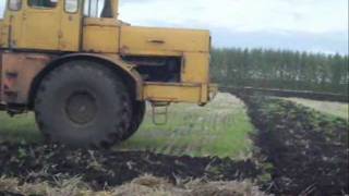 Вспашка зяби Кировцем К701  Plowing plowed fields Kirovtsem K701 [upl. by Iver794]