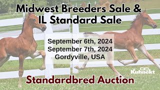 Standardbred Auction  2024 Central Illinois Standardbred Sale [upl. by Weldon]