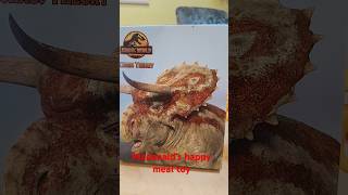 Nasutoceratops chaos theory happy meal toy jurassicworld mcdonaldshappymeal chaostheory [upl. by Ecnerret]