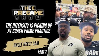 The Intensity Is Picking Up At Coach Prime Practice  Part 2 [upl. by Auohp]