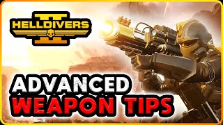 10 EPIC Weapon Tips I Wish I Knew Sooner in Helldivers 2 [upl. by Daenis]