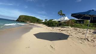 Fiji 🇫🇯 Walking on Sheraton Resort amp Spa Tokoriki Island beach [upl. by Inglis]