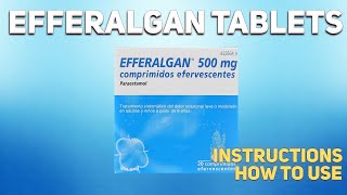 Efferalgan tablets paracetamol how to use How and when to take it Who cant take [upl. by Child983]