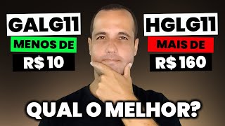 GALG11 e HGLG11 QUAL O MELHOR FUNDO IMOBILIÁRIO PARA 2024 [upl. by Colp]