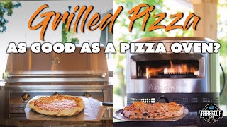 Pizza On A Gas Grill with Dough Recipe That Rivals A Pizza Oven [upl. by Kela]