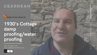 1930s Cottage Damp Proofing and Waterproofing in Sligo [upl. by Aicemat]