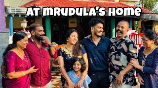 VISITING MRUDULA’S HOME 🏠  VIRUNNU [upl. by Awahsoj]