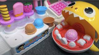 8 Minutes Satisfying with Unboxing Cute Pink Ice Cream Store Cash Register ASMR  Review Toys [upl. by Lyrrad572]