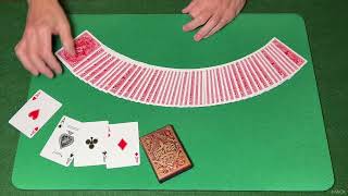 ORIGINAL OUT OF THIS WORLD  performing Reinhard Wimmer classic card trick PRACTICAL MAGIC [upl. by Sidnarb]