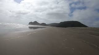 Exploring the stunning beauty of Bethells Beach part 13🌊✨ BethellsBeach NZAdventures BeachVibes [upl. by Gittle]