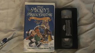 Closing to Mickeys magical Christmas snowed in at the House of mouse 2001 Canadian VHS [upl. by Worrad]