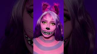 A Cheshire Cat shorts cheshirecat makeup creativemakeup halloween2024 halloweencostume [upl. by Mannos]