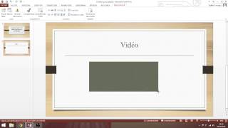 insérer une vidéo youtube sur power point [upl. by Kippar]