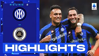 InterSpezia 30  Inter win on San Siro debut Goals amp Highlights  Serie A 202223 [upl. by Emmalee]