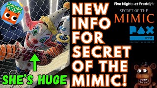 EVERYTHING WE LEARNED ABOUT FNAF SECRET OF THE MIMIC AT PAX WEST DAY 1 [upl. by Nnahaid]