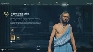 Assassins Creed Odyssey Iobates the Stoic Cultist Location Delian League Cultists [upl. by Akcirehs]