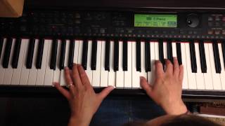 Give Him the Glory Piano Tutorial Slow [upl. by Annunciata]