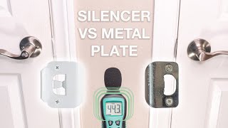 Scientifically Quiet Door Silencer Decibel Test 20db in 60 seconds [upl. by Vachell]