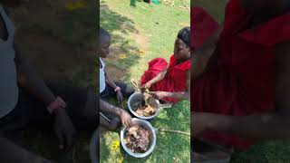 African village life African mother is preparing offals for lunch shortfeed africa [upl. by Liederman799]