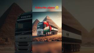 Palestine Volvo Truck Infront of pyramids 🆚 Israel Volvo Truck Infront of pyramid palestine israel [upl. by Thomasine]