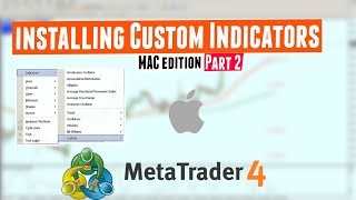 How to install custom indicators in MetaTrader 4 on MAC Part 2 [upl. by Tezil]