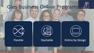 Gies Online Master of Business Administration iMBA Program Webinar 11142023 [upl. by Melonie]