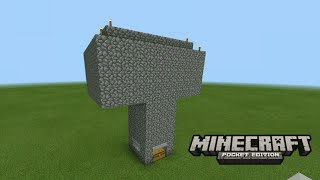 Minecraft PE Easy Mob Farm Build [upl. by Pearline]