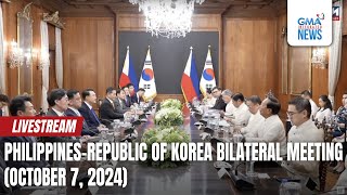 LIVE PhilippinesRepublic of Korea Bilateral Meeting October 7 2024  Replay [upl. by Anyk]