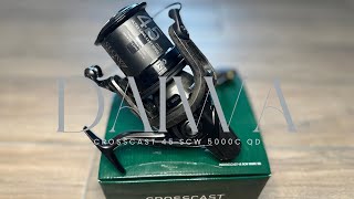 Daiwa 20 Crosscast 45 SCW 5000C QD Unboxing amp Presentation by Foris Fisherman daiwa carpfishing [upl. by Langston]