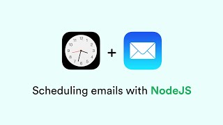 Scheduling emails with NodeJS [upl. by Yboc]