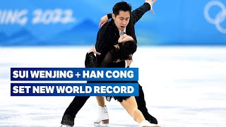 🚀NEW WORLD RECORD Sui Wenjing  Han Cong  Figure Skating Beijing 2022 Highlights [upl. by Goth]