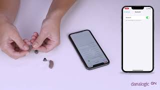 How to connect danalogic GN hearing aids to the BeMore app on iOS devices [upl. by Octavius818]