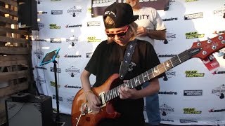 12YearOld Kid Destroys Opponents in Guitar ShredOff [upl. by Dituri763]