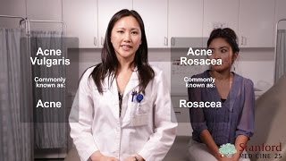 Diagnosing Acne vs Rosacea Stanford Medicine 25 [upl. by Ramirolg425]