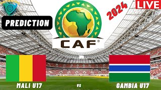 Mali vs Gambia SEMI FINAL CAF U17 Africa Cup Of Nations 2024 Qualification [upl. by Deane]