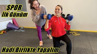 SPORA BAŞLADIM SPORDA İLK GÜNÜM  VLOG [upl. by Niple]